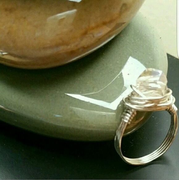 Sterling Silver, Hand Made, Dainty Birthstone Ring - Picture 4 of 4