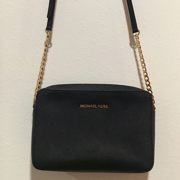 Jet Set Cross Body Bag Large Crossbody - Black