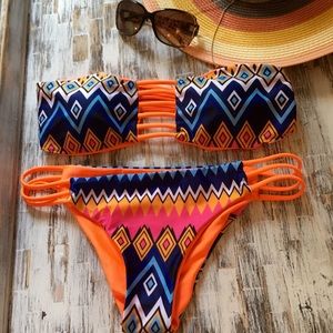 Aztec Bandeau bikini