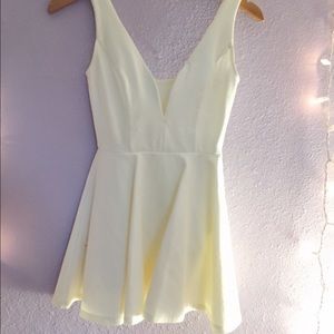 Sweetheart skater white skort dress