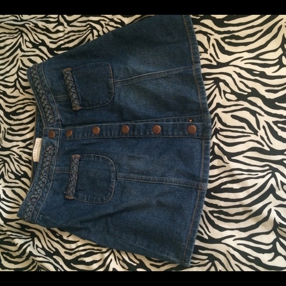Jean skirt name brand never worn.