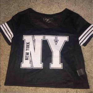 New York crop top