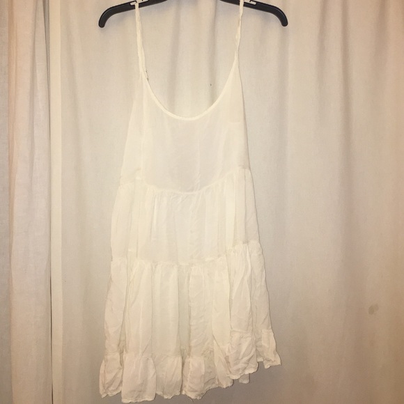 White lightweight summer dress
