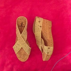 Slip on Corkys Wedges