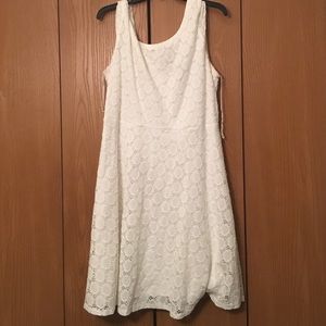 Cute White Eyelet Dress