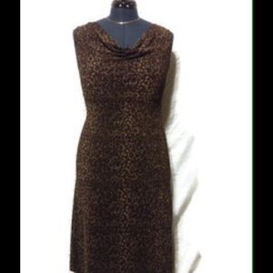 black/gold party dress