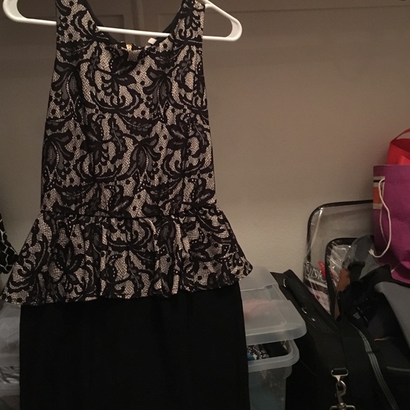 Boutique peplum dress