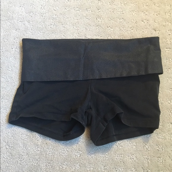 black spandex shorts