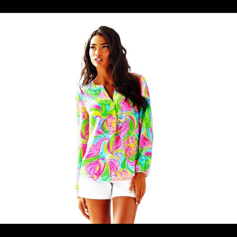Lilly Pulitzer Stacey Top - Picture 1 of 4