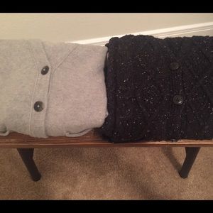 2 Madewell Boyfriend Cardi's for $69