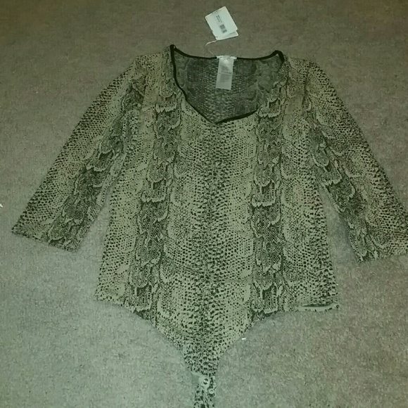 Brand new Wolford leopard bodysuit with tags!