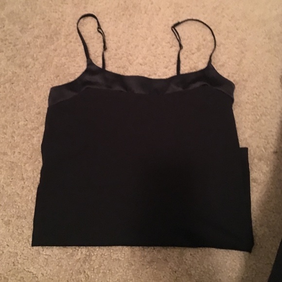 Black tank top