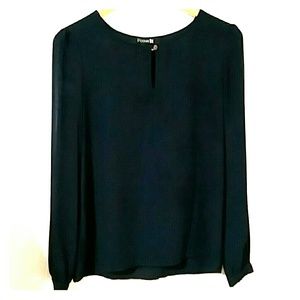 Forever 21 Woven Blouse with Button Detail