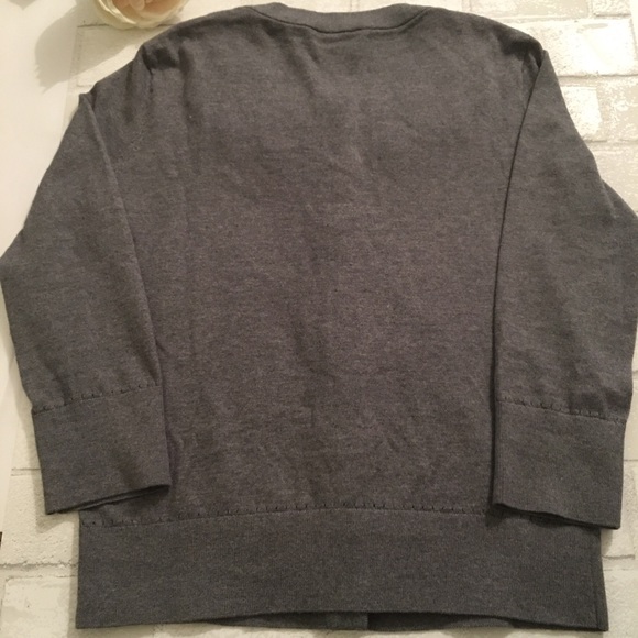 Kate Spade Jeweled Embellished Cardigan in Grey - Picture 4 of 4