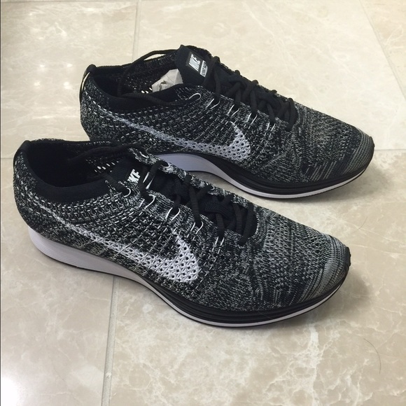 SOLD---Nike Flyknit Racers-Oreos - Picture 2 of 4