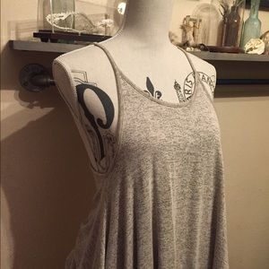 Beige Tank Top • Tunic Length