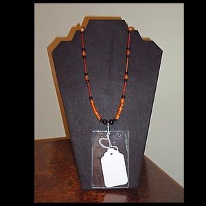 Black/Orange lanyard