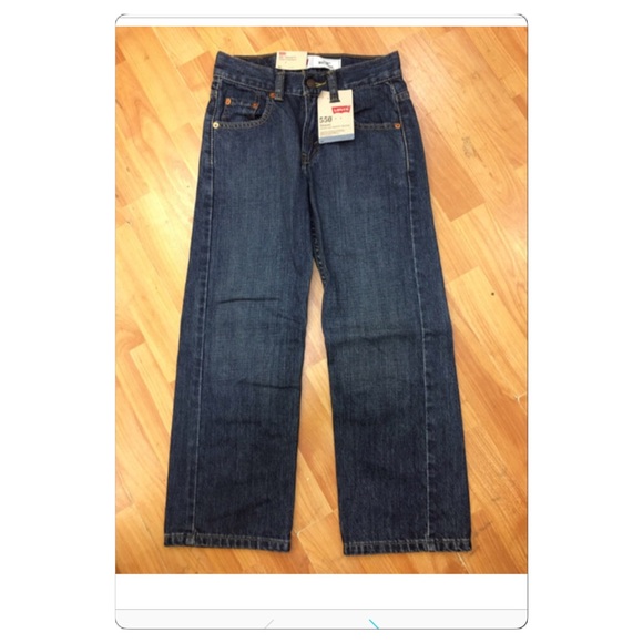 Levis 550 relaxed fit crosshatch dark tapered leg - Picture 1 of 3