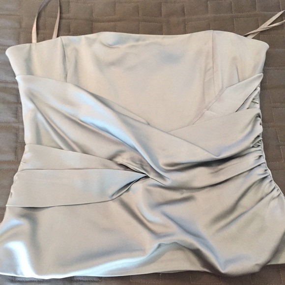 BCBG strapless bustier