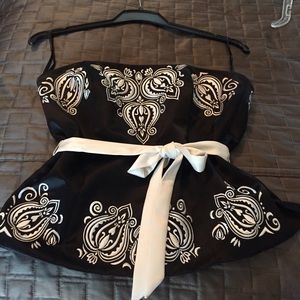 WHBM strapless bustier