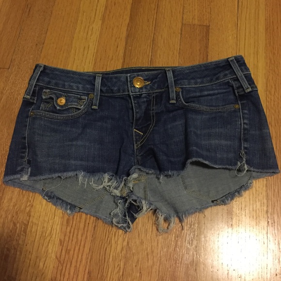 True Religion cutoff shorts