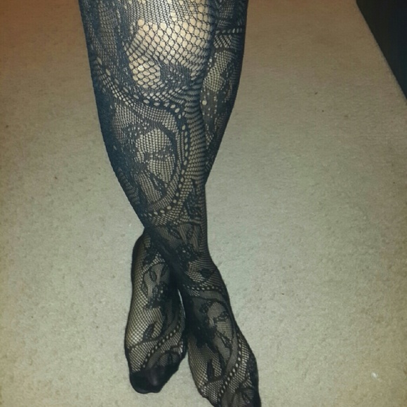 *!*Floral Lace Tights*!* - Picture 2 of 4