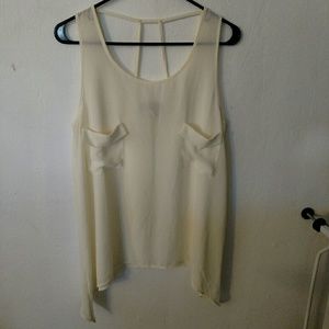 Toska sheer sleeveless blouse