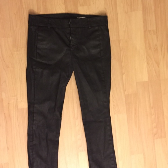 Zara leather looking pants