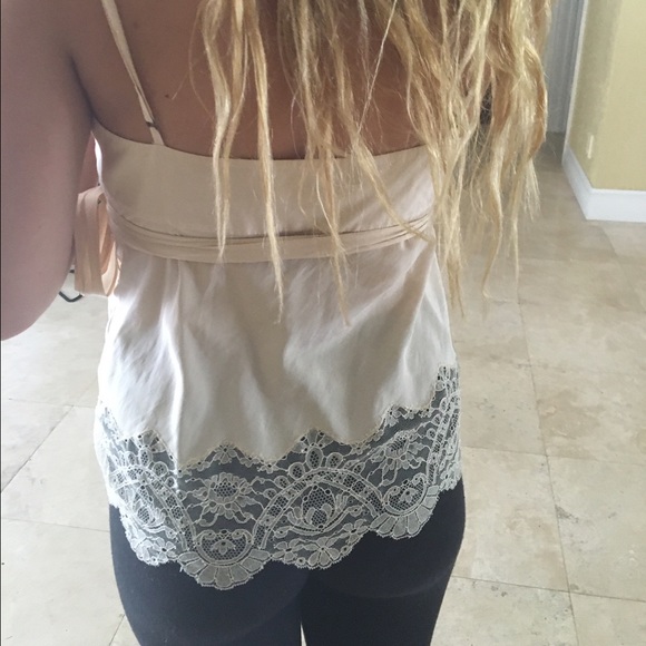 3.1 Phillip Lim silk & lace wrap blouse top - Picture 4 of 4