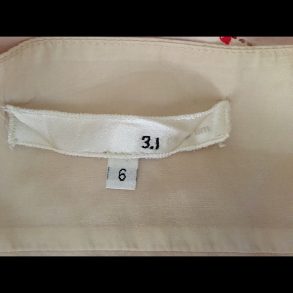 3.1 Phillip Lim silk & lace wrap blouse top - Picture 3 of 4