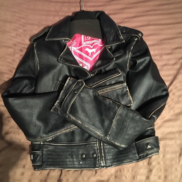 Leather jacket