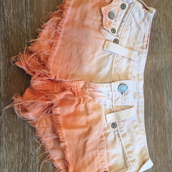 True Religion Ombré shorts 26/27 - Picture 2 of 3