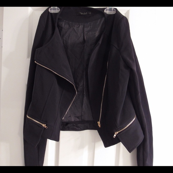 Zipper Moto blazer