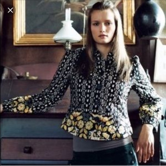 Elevenses Anthropologie quilted fall jacket 8/M - Picture 3 of 4