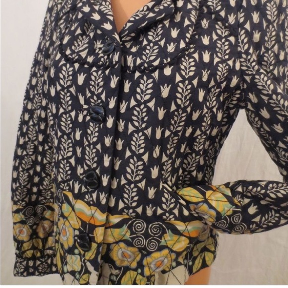 Elevenses Anthropologie quilted fall jacket 8/M - Picture 4 of 4