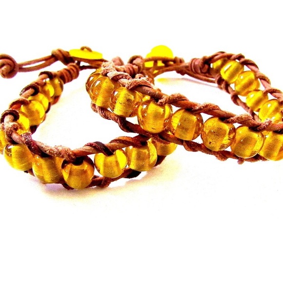 Single Strand Glass Beaded Bracelet