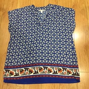 Francesca's Flowy Floral Shirt