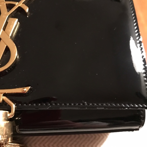 Saint Laurent Tassel Crossbody Bag Patent Small - Picture 3 of 4
