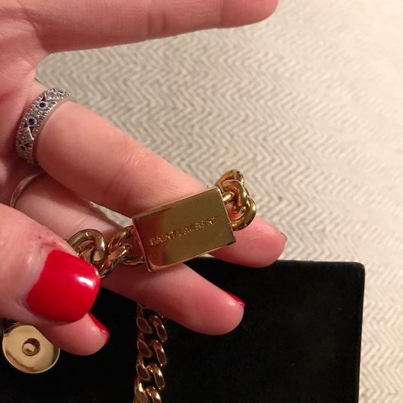 Saint Laurent Tassel Crossbody Bag Patent Small - Picture 4 of 4