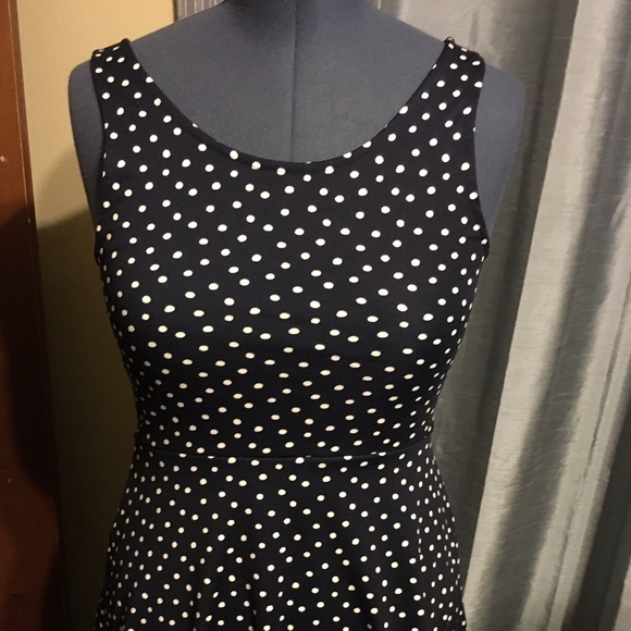 New Divided Blue/Polka Dot dress