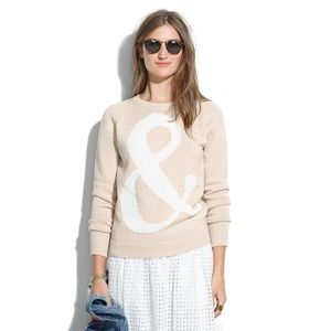 *MADEWELL AMPERSAND PULLOVER- SIZE SMALL