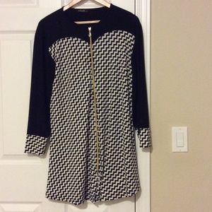 White & Black Tunic