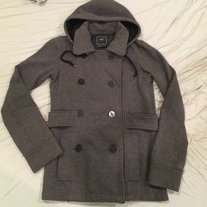 Obey Coat. Size SMALL. Dark grey