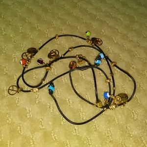 Costa Rican charm wrap bracelet.