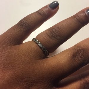 Pandora Silver with Cubic Zirconia detailing