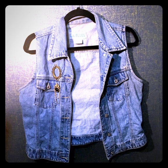 Vintage denim vest.