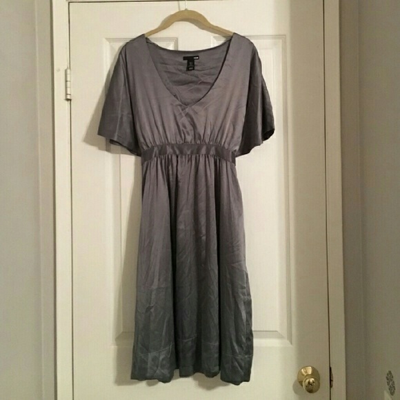 Silky Dress with Sleeves