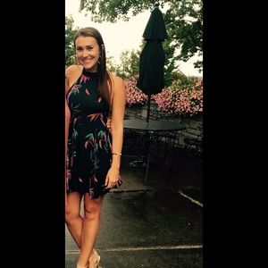 Urban Outfitters turquoise floral dress