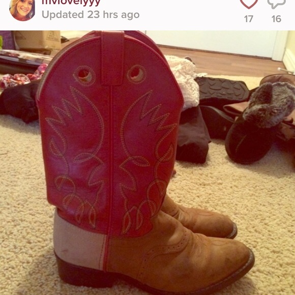 Justin authentic cowboy boots