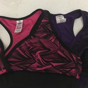 Zumba sport bras size large